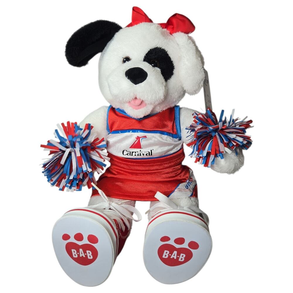 Build A Bear Carnival Cruise Line Cookies Cream Pup Cheerleader NWT Scented